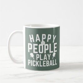 Happy People Play Pickleball Koffiemok