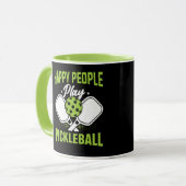 Happy People Play Pickleball Mok (Voorkant links)