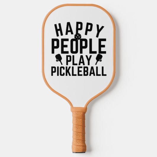 Happy People Play Pickleball Pickleball Paddle (Voorkant)