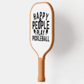 Happy People Play Pickleball Pickleball Paddle (Links)