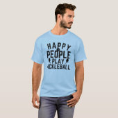 Happy People Play Pickleball T-shirt (Voorkant volledig)