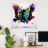 Happy People Poster (Thuiskantoor)