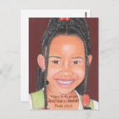 Happy People Wiens God Jehovah~Scripture~Print is Briefkaart (Voorkant / Achterkant)