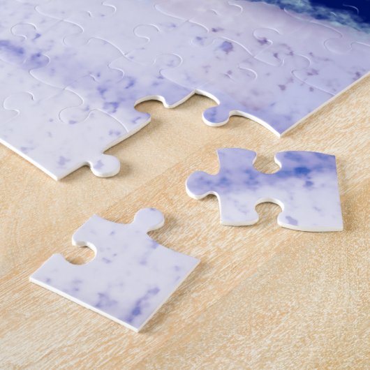 Happy Persoonlijke kerstman Legpuzzel (Zijkant)