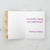 Happy Pesach פ ח leuk joods Hebreeuwse Passover Ma Kaart (Binnen)