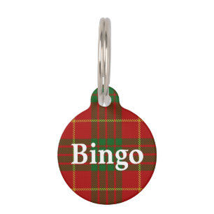 Happy Pet Clan Cameron Tartan Pset Huisdierpenning