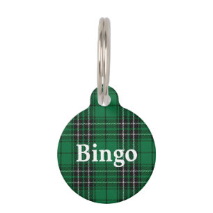 Happy Pet Clan MacLean Hunting Tartan Plaid Huisdierpenning