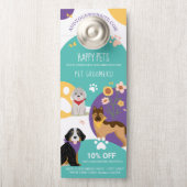 Happy Pet Family Pet Care, Grooming Blue Deurhanger (Op knop)