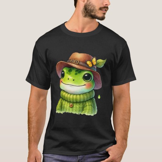 Happy Pet Frog T-shirt (Voorkant)