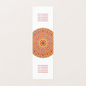 Happy Petal Garden Mandala Visitekaartje (Binnenkant ongevouwen)