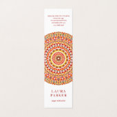 Happy Petal Garden Mandala Visitekaartje (Buitenkant ongevouwen)