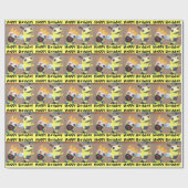 Happy Pets Birthday wrappaper Cadeaupapier (Vlak)