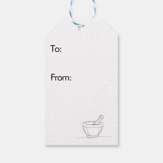 Happy Pharmacy Appreciation Week Gift Label Mortie Cadeaulabel (Achterkant)
