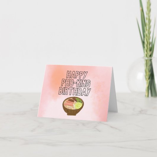 Happy Pho-King Birthday Kaart Happy Birthday (Voorkant)
