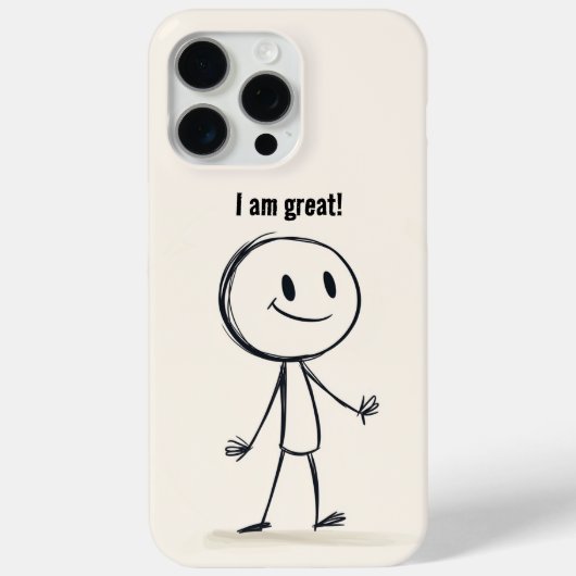 Happy Phone Case-Positive Vibes Design Case-Mate iPhone Case (Achterkant)