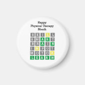 Happy Physical Therapy Month Custom Wordle Magnet (Voorkant)