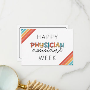 Happy Physician Assistant Week Bedankkaart