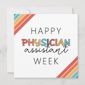 Happy Physician Assistant Week Bedankkaart (Voorkant)
