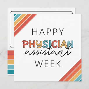 Happy Physician Assistant Week Bedankkaart