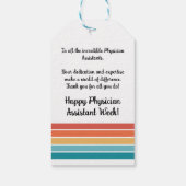 Happy Physician Assistant Week Cadeaulabel (Achterkant)