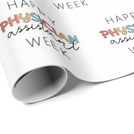 Happy Physician Assistant Week Cadeaupapier (Rol Hoek)