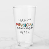 Happy Physician Assistant Week Glas (Voorkant)