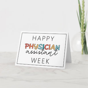 Happy Physician Assistant Week Kaart