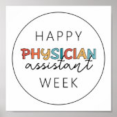 Happy Physician Assistant Week Poster (Voorkant)