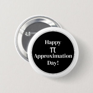 Happy PI benaderingsdag 22 juli Wiskunde Nerd Ronde Button 5,7 Cm