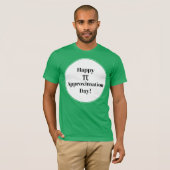 Happy PI benaderingsdag 22 juli Wiskunde Nerd T-shirt (Voorkant volledig)