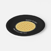 Happy Pi Day | 100+ cijfers Lattice Apple Pie Blac Papieren Bordje (Gekanteld)