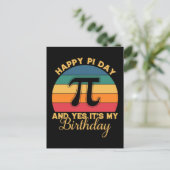Happy Pi Day 2026 Math Nerd Celebration Feestdagenkaart (Staand voorkant)