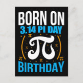 Happy Pi Day 2026 Math Nerd Celebration Feestdagenkaart (Voorkant)