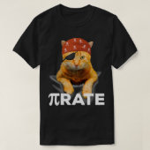Happy PI Day 314 PiCat Pirate T-shirt (Design voorkant)