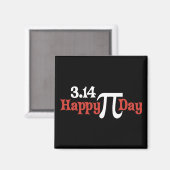 Happy Pi Day 3.14 - 14 maart Magneet (Voorkant / Achterkant)