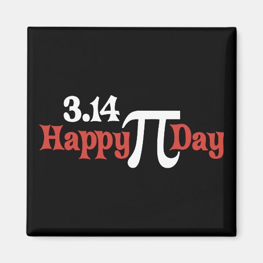 Happy Pi Day 3.14 - 14 maart Magneet (Voorkant)