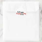 Happy Pi Day 3.14 - 14 maart Ronde Sticker (Tas)