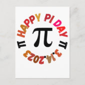 Happy Pi Day 3.14.2023 Briefkaart (Voorkant)