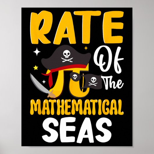 Happy PI Day 3.14 PI - Grappig cijfer van de Mathe Poster (Voorkant)