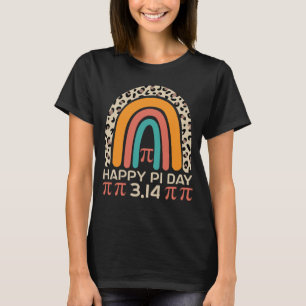 Happy PI Day 3.14 PI-symbool voor Wiskunde overs T-shirt
