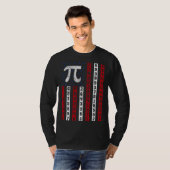 Happy Pi Day American Flag Kids Math Teacher Stude T-shirt (Voorkant volledig)