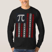 Happy Pi Day American Flag Kids Math Teacher Stude T-shirt (Voorkant)