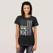 Happy Pi Day American Flag Kids Math Teachers Stud T-shirt (Voorkant volledig)