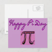 Happy Pi Day-Artsy Briefkaart (Voorkant / Achterkant)