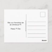 HAPPY PI DAY Aspire Inspire Briefkaart (Achterkant)
