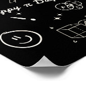 Happy Pi Day Be Funny Math Teacher Lovers 100s Day Poster (Hoek)