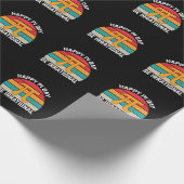 Happy Pi Day Be Irrational Funny Wiskunde  Cadeaupapier (Hoek)