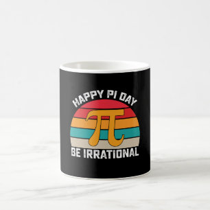 Happy Pi Day Be Irrational Funny Wiskunde  Koffiemok