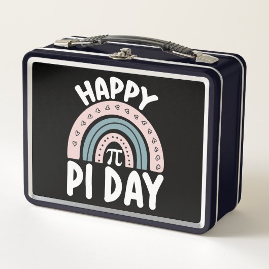 Happy Pi Day Boho Rainbow Wiskunde Mathematisch (Voorkant)