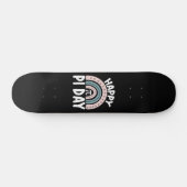 Happy Pi Day Boho Rainbow Wiskunde Mathematisch Persoonlijk Skateboard (Horizontaal)